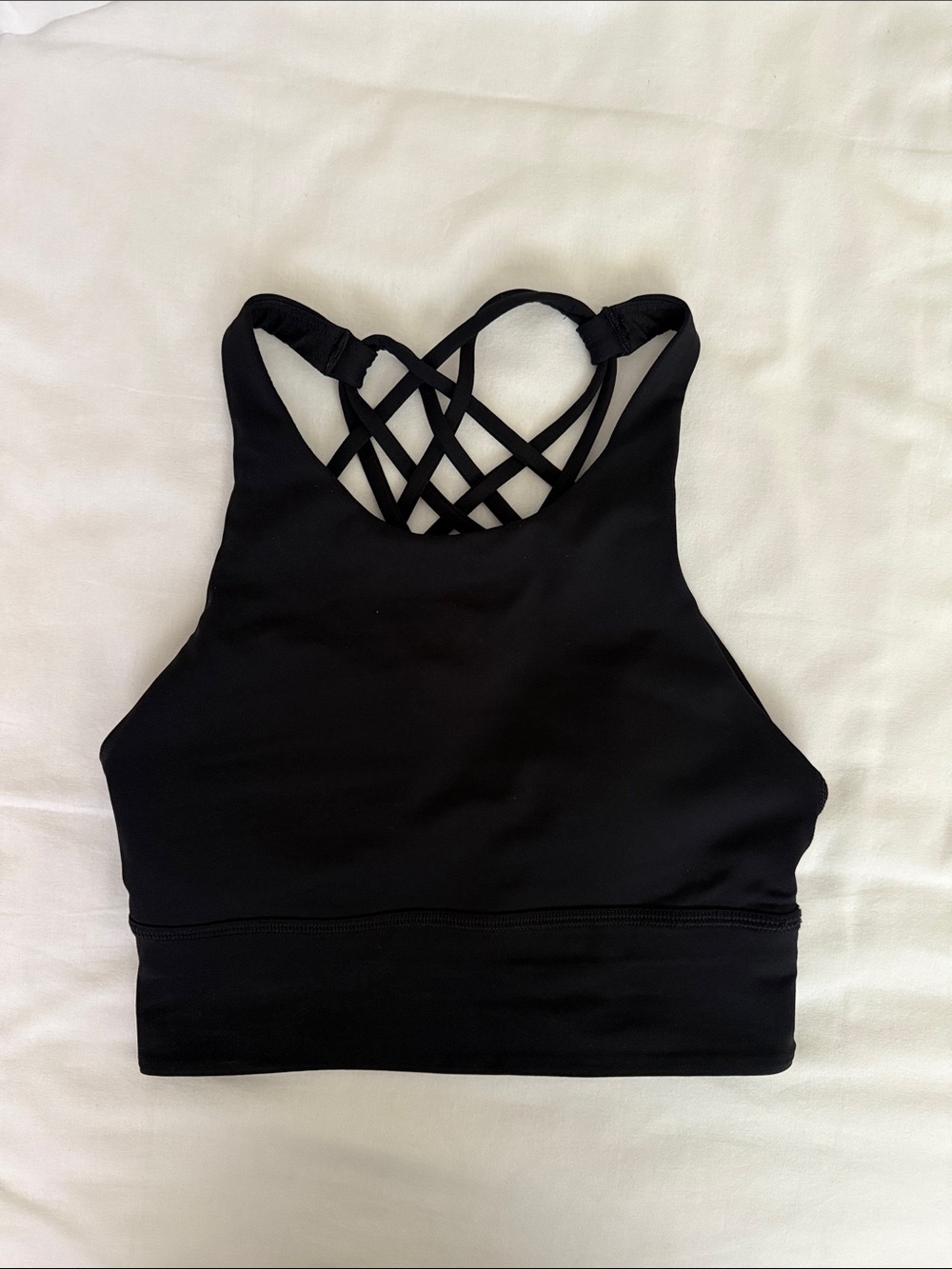 Lululemon Black High Neck Sports Bra
